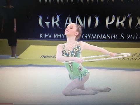 Finals , Alica Peresunchak/Алиса Пересунчак  Deriugina Cup Kiew 19. 03. 2017 Hoop/Reifen /Oбруч
