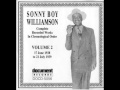 Sonny Boy Williamson, Rainy day blues