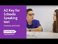 A2 Key for Schools Speaking test - Tommaso and Greta | Cambridge English