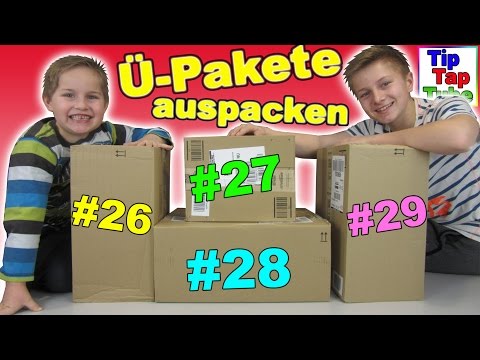 Überraschungs Pakete auspacken Amazon Spielzeug fast wie Geburtstag und Weihnachten Kinderkanal