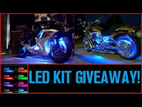 GIVEAWAY | Motorcycle LED Kit Install