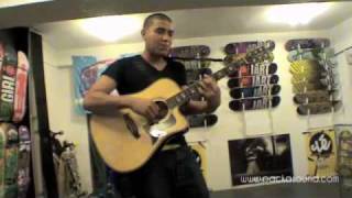 Kim Cao Justin timberlake cover (my love) for Pack-a-sound @4wheels skateshop