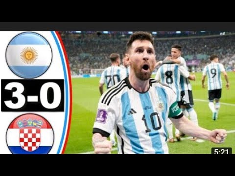 argentinien kroatien 3:0 spielzusammenfassung weltmeisterschaft