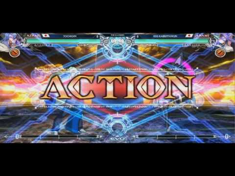 Evo 2017 - Blazeblue Central Fiction Finals: Tochigin vs Kaibutsukun