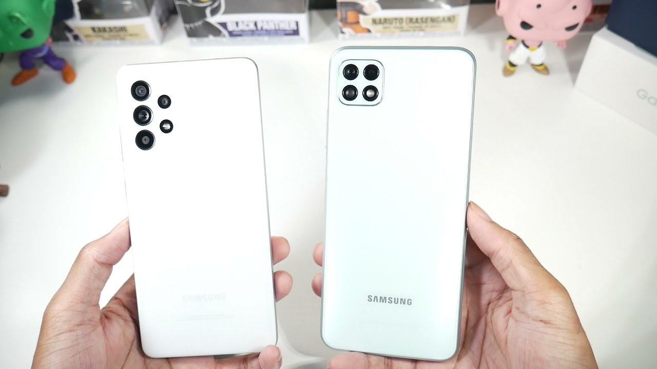 Samsung Galaxy A22 VS Samsung Galaxy A52 In 2021! Comparison (Speed Test, Speakers & PUBG Graphics)