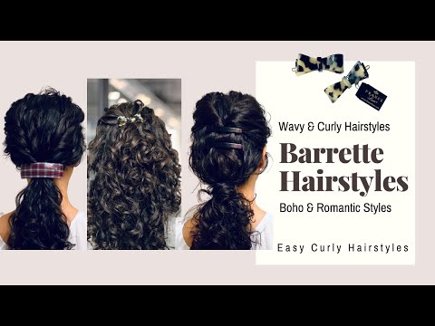 8 EASY Barrette Hairstyles | STYLING TUTORIAL | EASY...