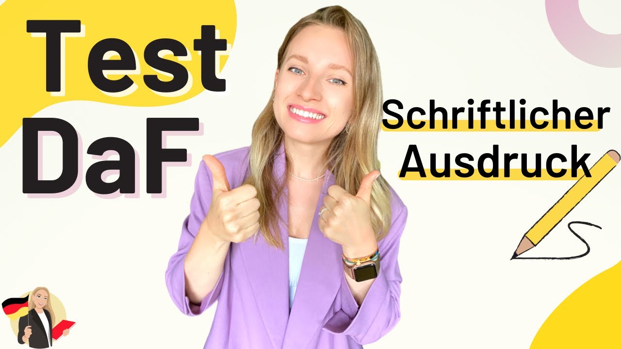 TestDaF🎯 Der schriftliche Ausdruck | Learn German Fast