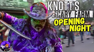 Exploring Knott's Scary Farm 2025 | INSANE Opening Night | Inside ALL Scare Zones, Mazes