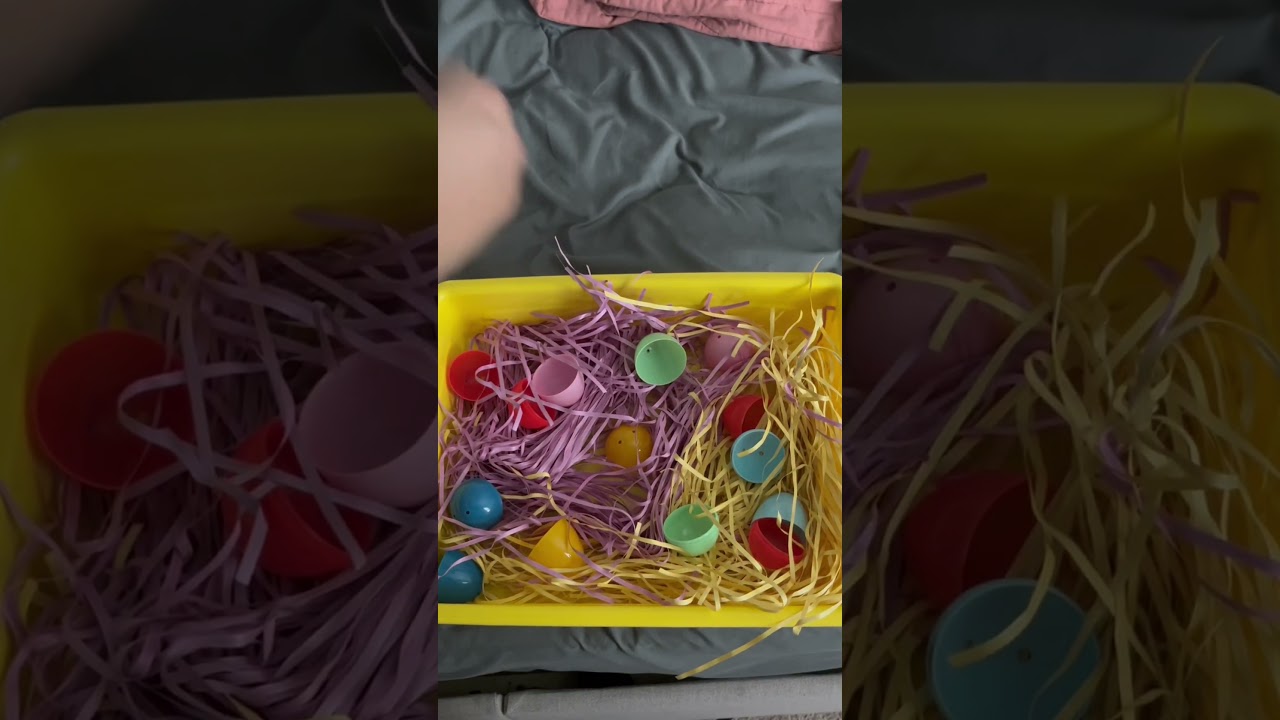 Easter Sensory Bin! #homeschoolmom #homeschooling #sahm #diy #easter