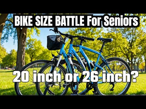 Comparison video between 20 inch and 26 inch bikes for seniors.