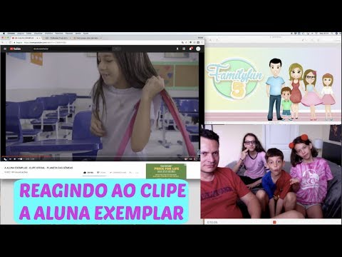 REAGINDO AO CLIPE A ALUNA EXEMPLAR - PLANETA DAS GÊMEAS