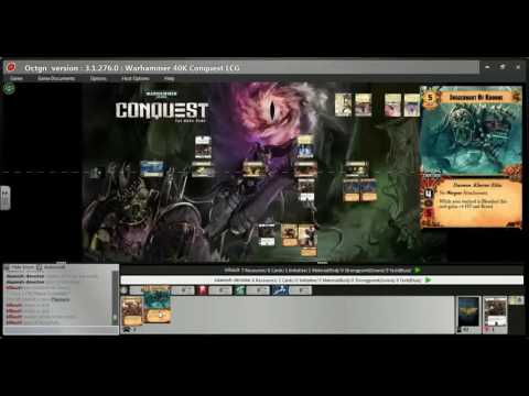 40K Conquest on OCTGN - Ba'ar Zuul vz Talyesin Fharenal