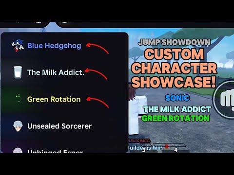 JUMP SHOWDOWN | CUSTOM CHARACTERS SHOWCASE | PS+