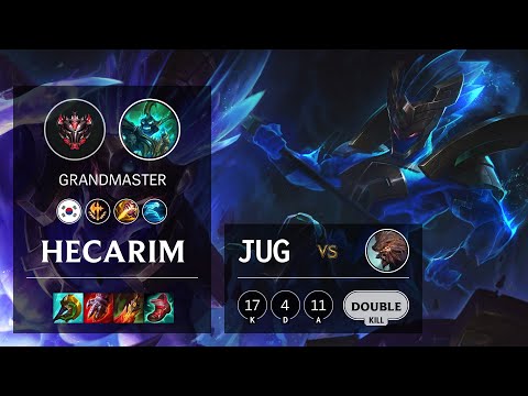 Hecarim Jungle vs Udyr - KR Grandmaster Patch 11.11