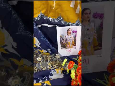 Taj Creations 403 Pure Cotton Wholesale Pakistani Suit – product video thumbnail