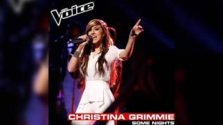 Christina Grimmie - &quot;Some Nights&quot; (Instrumental w/ Backing vocals)