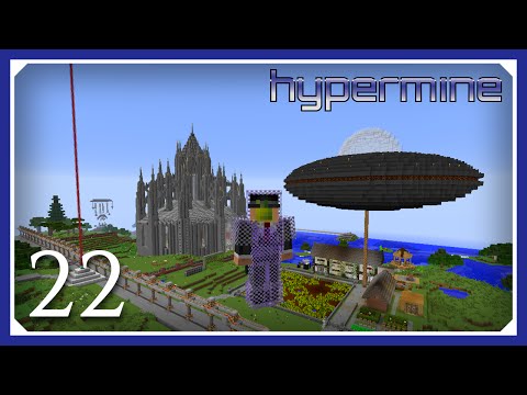 Minecraft Hypermine (Vanilla SMP) | UFO Saucer Dome | E22