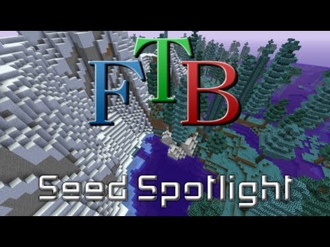 Minecraft Feed the Beast Unleashed Seed - Mystic Grove/Glacier Spawn!