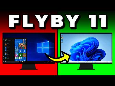 This FREE Tool Makes Upgrading Windows 10 to Windows 11 SUPER Easy | Flyby11 Tutorial