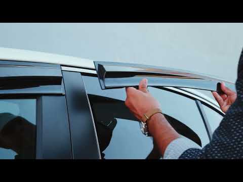 Větrné clony - ofuky na okna přední + zadní Dacia Duster 2010-2018