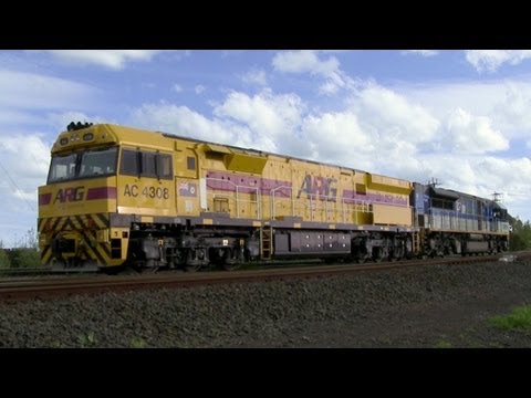 AC4308 - Australian Railroad Group Locomotive in Melbourne Part 2 - Australian Trains & Railways