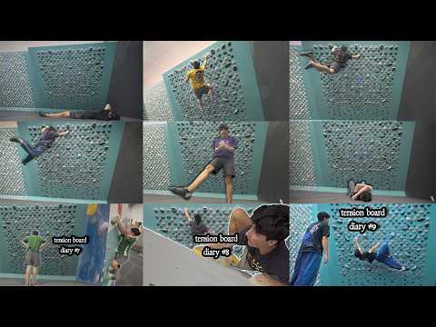 Tension Board Diaries Compilation // Tension Board Diaries #1-9