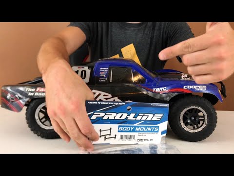 INSTALLATION of The PROLINE Extended BODY MOUNT System On My TRAXXAS SLASH 4x4!! #6087-00