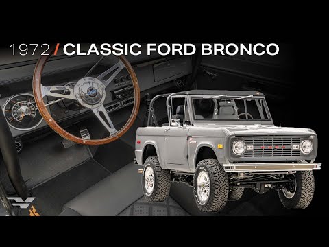 1972 Classic Ford Bronco | China Gray with Black Interior | Velocity Restorations | Po# 3713