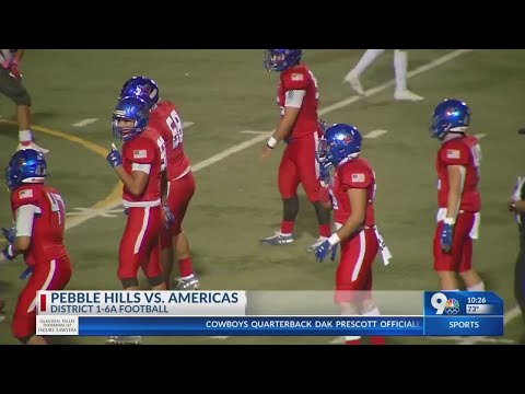 Americas tops Pebble Hills 36-17