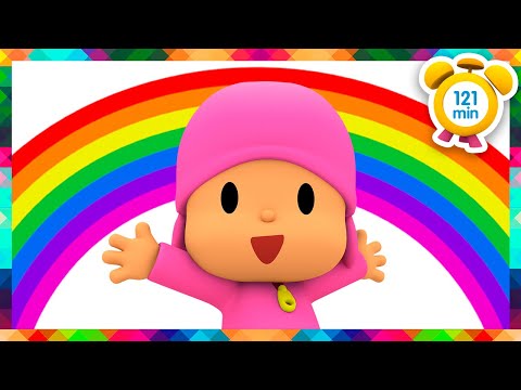 🌈POCOYÓ ESPAÑOL El Arcoíris (Aprende los 7 Colores) 121min CARICATURAS y DIBUJOS ANIMADOS para niños