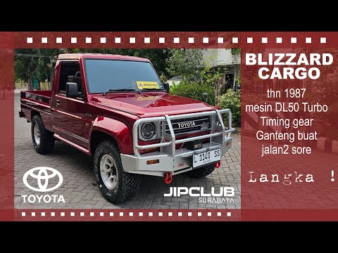 Thumbnail for Toyota Blizzard Cargo thn 1987 mesin DL50 Turbo Timing gear, Ganteng buat jalan jalan sore langka by Toyota Blizzard