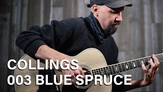 Video thumbnail for Acoustic Music Works - Collings 003 14-Fret, Alaskan Blue Spruce, Figured Mahogany, Limited by amwsteve