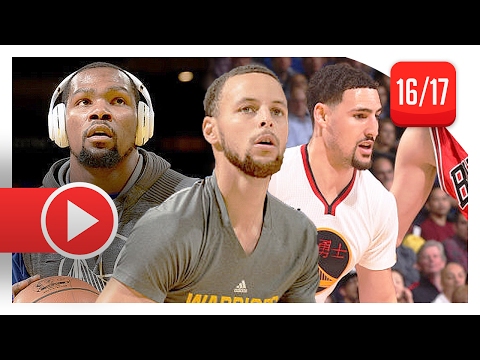 Stephen Curry Kevin Durant & Klay Thompson Full Highlights vs Bulls (2017.02.08) – TOO STRONG!
