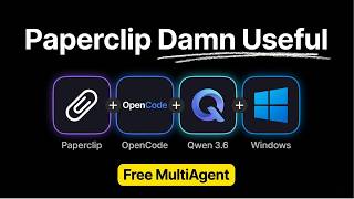 Paperclip + Qwen on Windows — Full Free Multi-Agent Setup!