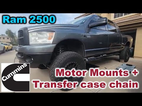 Ram 2500 motor mounts and transfer case chain (hint - NOT the problem!)