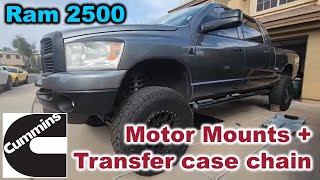 Ram 2500 motor mounts and transfer case chain (hint - NOT the problem!)