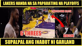 NASAMPOLAN ni Lebron ng Chasedown Block si Garland! NAGPAULAN ng TRES si Russell at Prince!