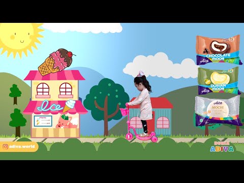 Drama Berburu Es Krim AICE Naik Scooter | Dunia Adiva