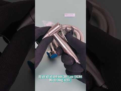 Bộ vòi xịt vệ sinh inox 304 Luco VXI304