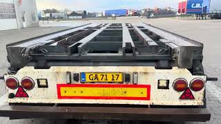 بيع العربات المقطورة شاحنة نقل الحاويات Kel-Berg Transfer trailer / Abrollanhänger / overførings - صورة 4 | Autoline SY العربات المقطورة شاحنة نقل الحاويات Kel-Berg Transfer trailer / Abrollanhänger / overførings | صورة 4 - Autoline