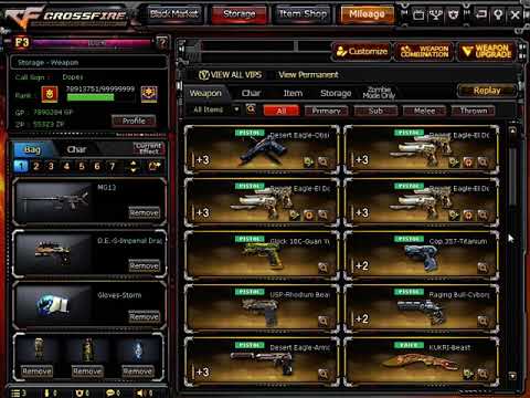 CROSSFIRE WEST ACCOUNT FOR SALE ! ULTRA RARE ! 91 VIP's