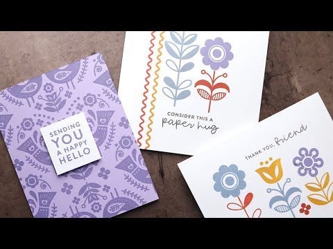 CLEAN & SIMPLE Stamped Cards using the March 2023 Card Kit!