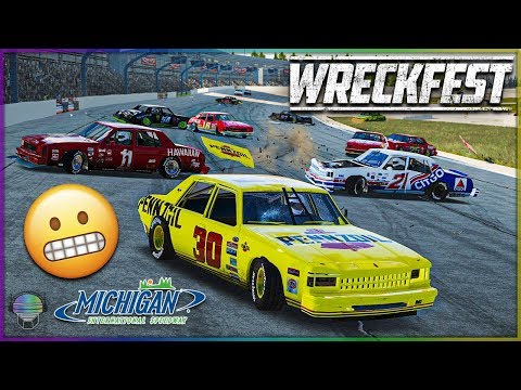MICHIGAN MADHOUSE! | Wreckfest | NASCAR Legends