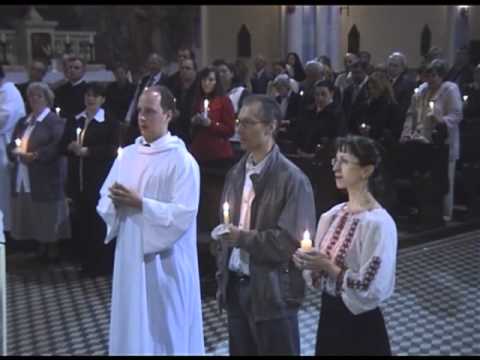 Keresztelés és elsőáldozás Húsvét 2011