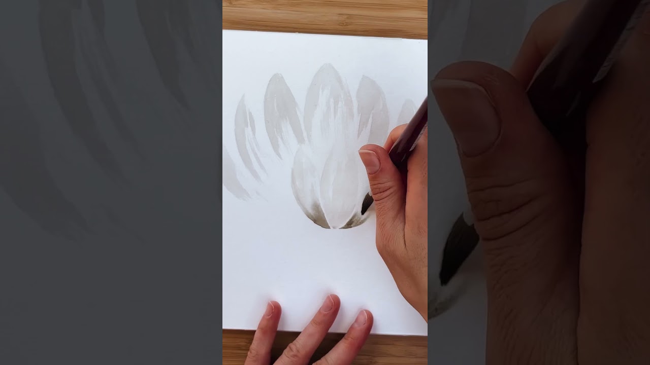 Easy Painting the White Lotus: A Watercolor Tutorial Inspired by the Hit HBO Series #watercolor