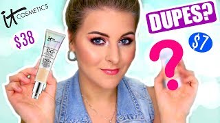 $7 DRUGSTORE DUPE for $38 IT COSMETICS CC CREAM?!