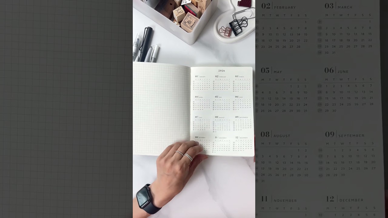 Are you ready for 2026?! Pre-orders are coming soon!✨ #planner #다이어리 #flipthrough #notebook