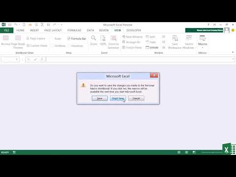 57  The Personal Macro Workbook
