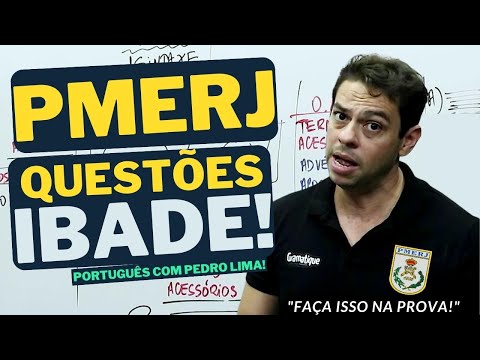 PMERJ 2023 | QUESTÕES IBADE | Português com Pedro Lima!