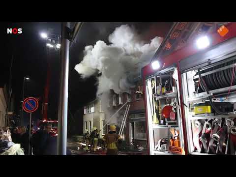 Hevige woningbrand in Dongen  vermissing en gewonden